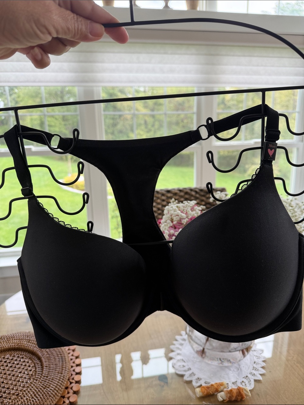 Victoria's Secret Black Racerback T-Shirt Bra